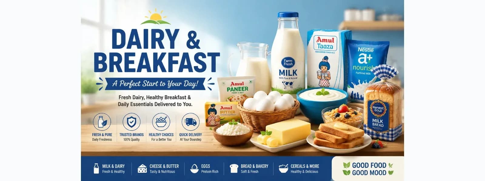 Dairy & Breakfast banner