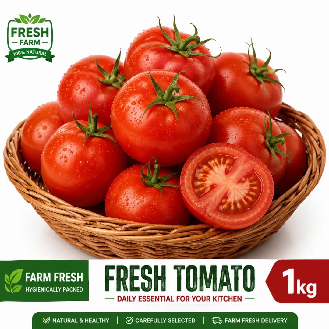 Fresh Tomato - टमाटर -- 1 Kg